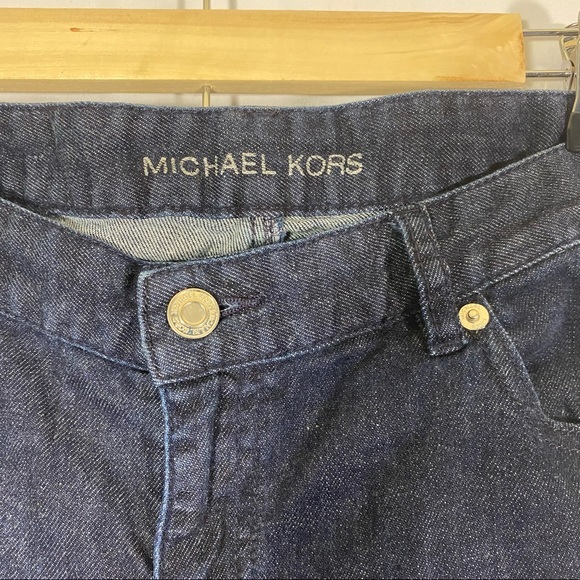 Michael Kors Womens Jeans Boot Cut Dark Wash‎ Size 6 - Picture 2 of 9
